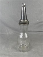 "The Master" Glass Oil Bottle w/ Spout