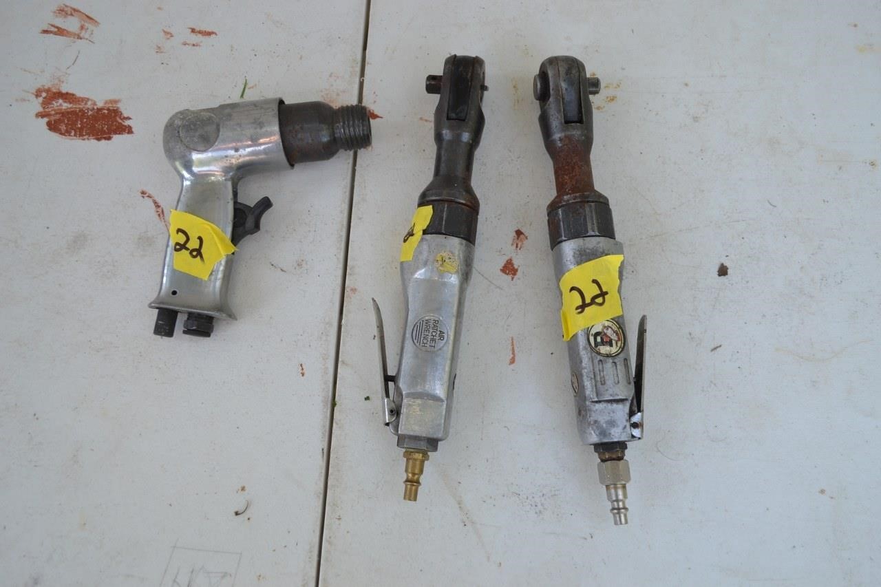 22: (3) pneumatic tools