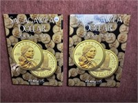 Sacagawea Dollars (12) in 2 folders