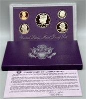 1993 United States Mint Proof Set w/COA