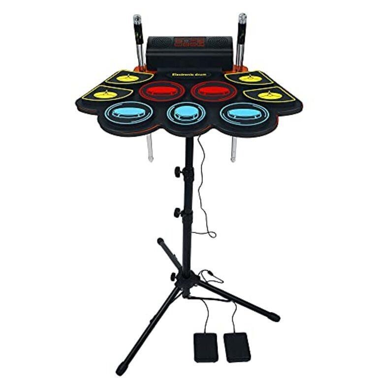 OPEN SEALED - (9 PADS) ELECTRONIC DRUM SET WITH
