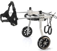 DOG WHEELCHAIR FOR BACK LEGS, ALUMINIUM DISABLED