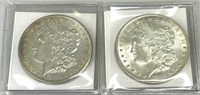 1883 & 1885-O Morgan Dollars (90% Silver).