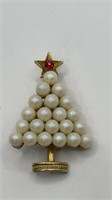 Pearl Tree Brooch