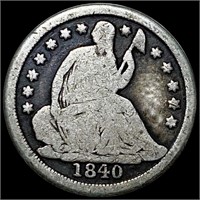 1840 Seated Liberty Half Dime NICELY CIRCULATED