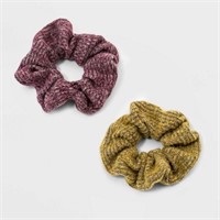 Universal Thread Heathered Knit Hair Twisters 2pc