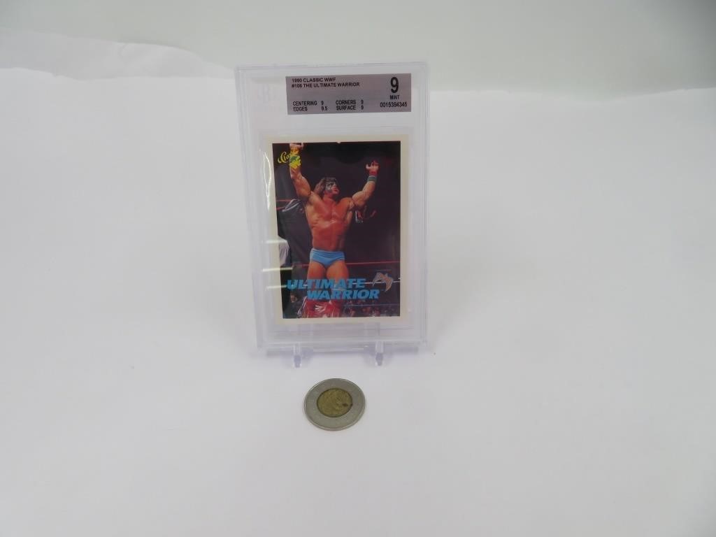 The Ultimate Warrior 1990 Classic WWF, carte