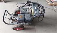 4 GPM 3600 pressure washer. Has flat tire