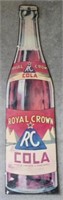 Royal Crown Cola Cardboard Sign - 23.5" x 6"