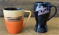 collectible Harley Davidson mugs