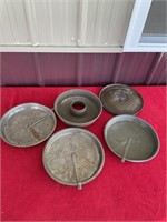 Tin ware pans mold lid
