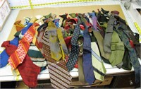 Clip On Ties - Vintage 1940s to 1970s - 50+ ties