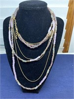 Four strand necklace