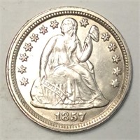 1857 10C CHAU55