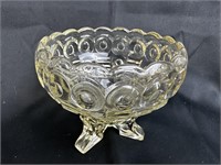 Pressed Glass Footed Candy Dish