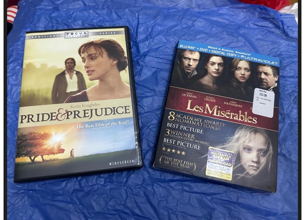 2 DVD Movies See Description below