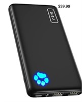 INIU Power Bank, USB C in&out Slimmest 10000mAh