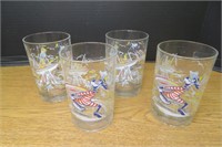 Set of 4 Disney Typhoon Lagoon Glasses