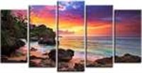 Beach Sunset Canvas Set