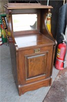 Early Walnut Flour / Potato Bin Cabinet