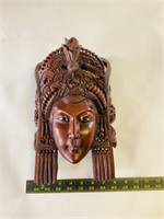 antique carved Rosewood chinese daoist empress
