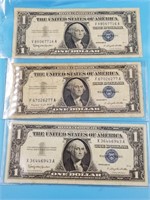 3 Silver certificates               (112)