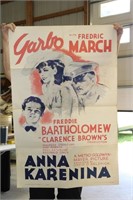 Anna Karenina Movie Poster 1962 with Greta Garbo,