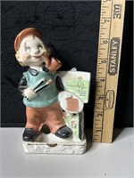 Vtg Ceramic Smoking Artist Figurine Ashtray