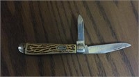 Stainless colonial pocket knife