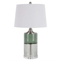Oden Art Glass and Crystal LED Table Lamp