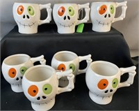 7 Spooky Skull Mugs