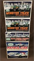 5 Hess Gas trucks