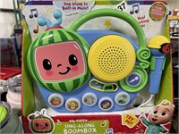 COCOMELON FIRST SING- ALONG BOOMBOX RETAIL $30
