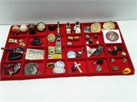 PLETHORA OF COLLECTABLE PINS-PENDANTS-NECKLACES
