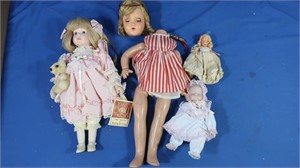 Darleen Dynasty Doll & Vintage Doll w/Moving Eyes