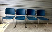 MCM 1970's Krueger Matrix Chairs (4)