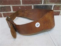 Leather Rooster Riding Belt