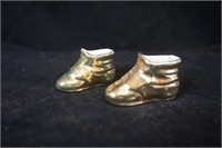 Gold Tone Children's Shoes