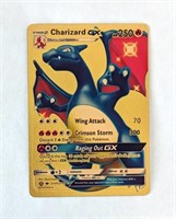 2020 Pokemon Charizard GX Gold Foil Fan Art Card