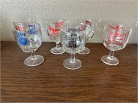 Beer Goblet Glasses Lot #2