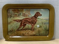 Tin Serving Tray - Dog