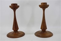 Candlesticks made from White House Rafters