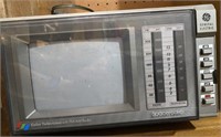Vintage GE Portable Color TV with AM/FM radio