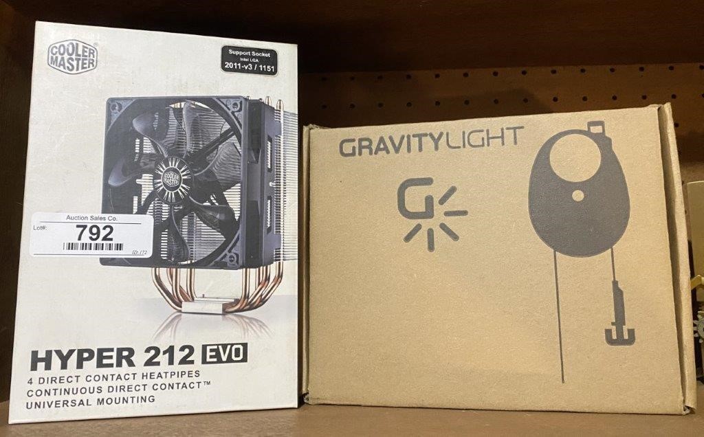 Coolmaster 212 EVO & Gravity Light