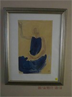Framed and numbered print by Auguste Rodin