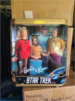 1996 Star Trek Barbie and Ken Set New in box