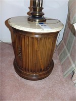 MARBLE TOP END TABLE