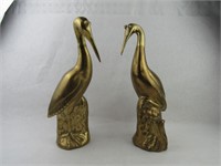 Brass bird statues VERY HEAVY EXP TO SHIP