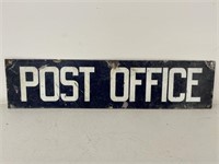 Original POST OFFICE Enamel Sign - 530 x 130