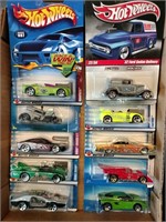 Flat of Hot Wheels